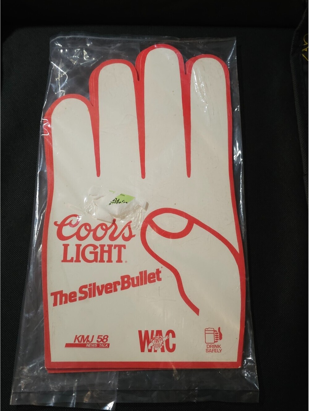 (6pc) New VTG Fresno State Football Coors Light Hand Advertisement WAC - SEALED - Picture 5 of 9